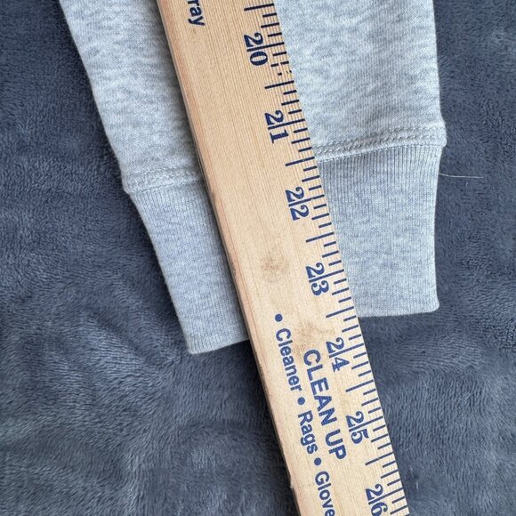 Nike Women’s DNA Stacked Swoosh Cropped Hoodie Gray White Size Small Comfort - Picture 4 of 9